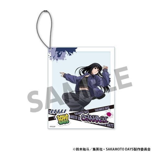 『SAKAMOTO DAYS』描き下ろしポラロイド風アクリルキーホルダー 大佛 パルクール ver.